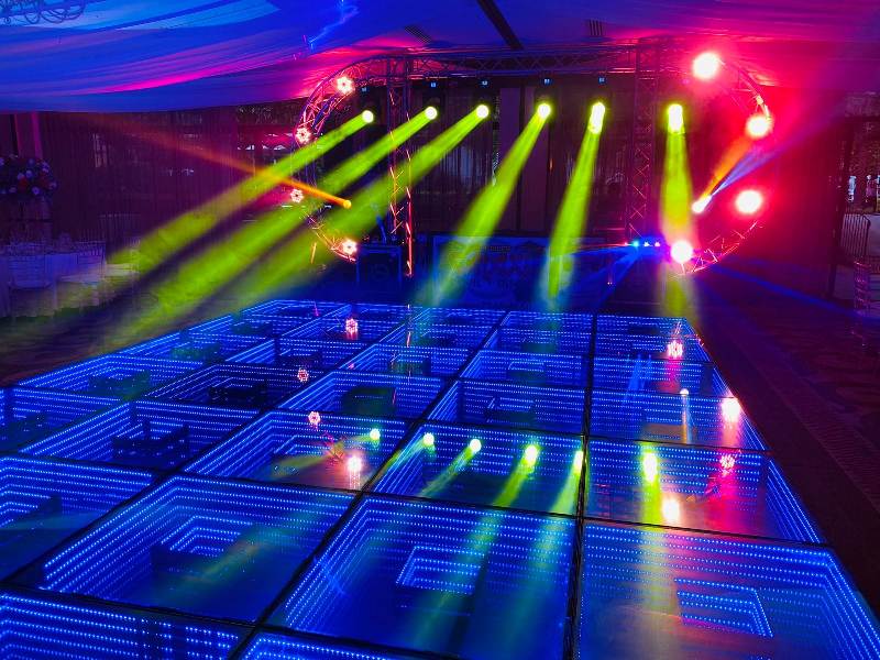 Evento con tecnología LED